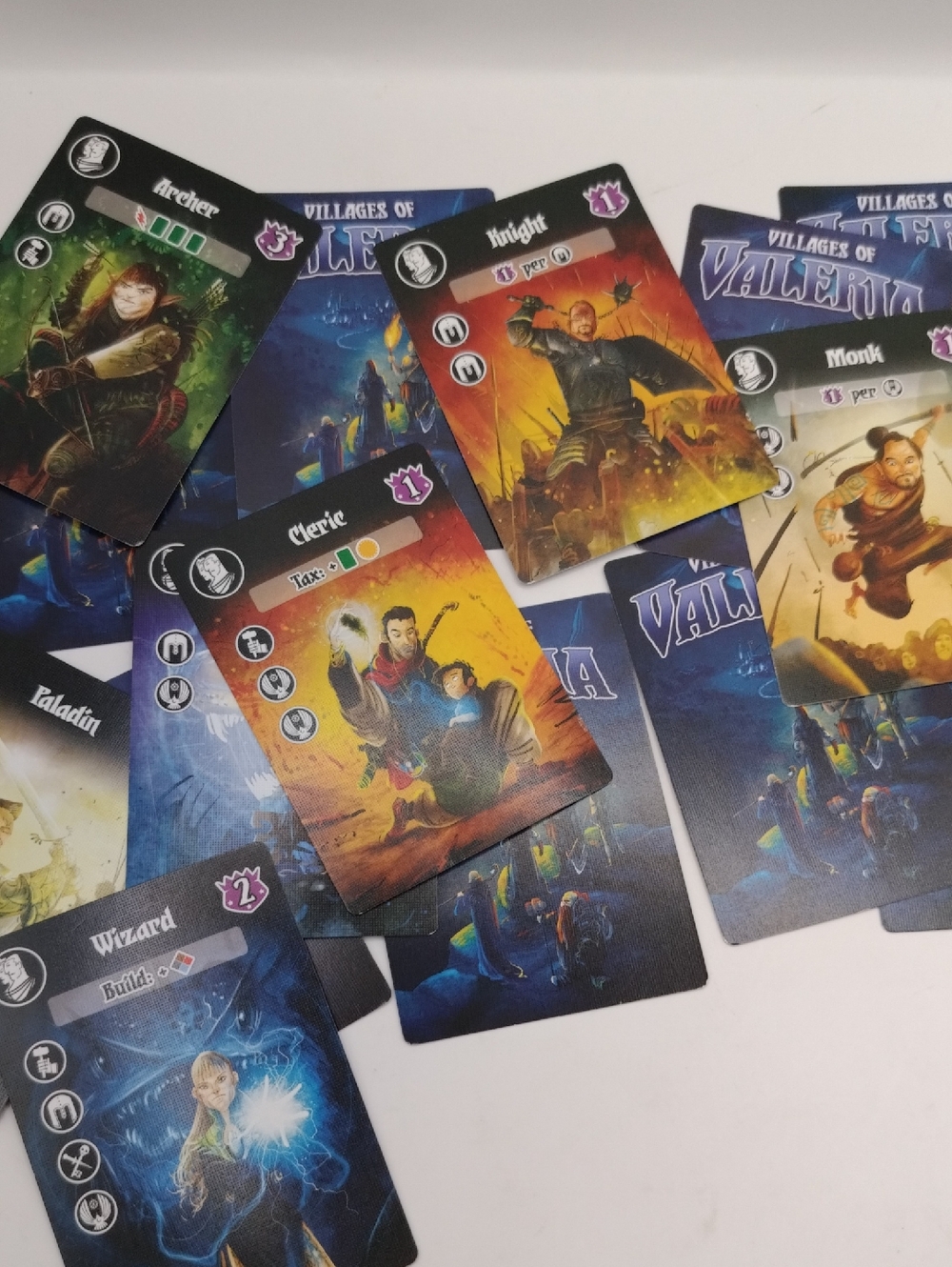 Villages of Valeria Deck Building Fantasy Card Game 1st Edition 2016 RARE - Picture 6 of 16